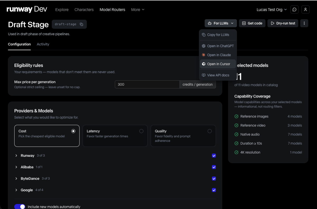 Runway-Media-Router